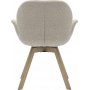 Bjerke matstol - Beige/vitpigmenterad lackad ek