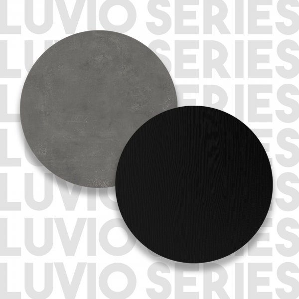 Luvio TV-bänk 1 - Silver/svart Luvio TV-bänk 1 - Silver/svart