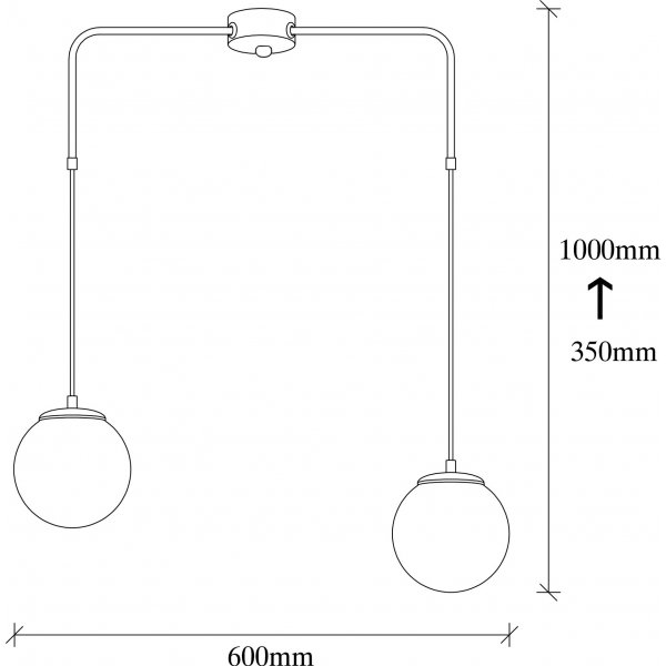 Plafonnier Ozone 4436 - Noir/blanc