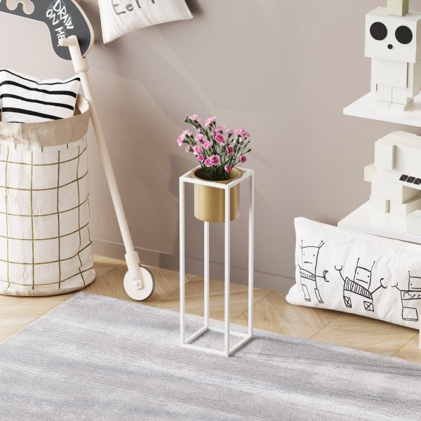 Pot Plato 23 - Blanc/or Pot Plato 23 - Blanc/or