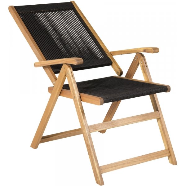 Little John positionsstol - Svart/Natur