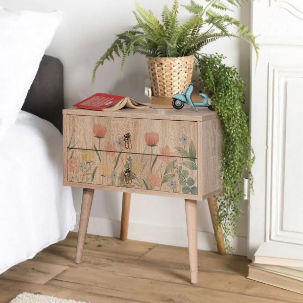 Table de chevet City Tulip - Beige Table de chevet City Tulip - Beige