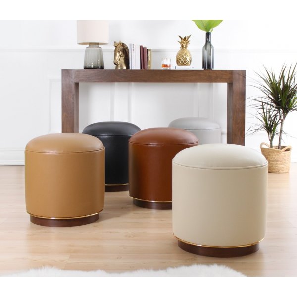Pouf Milotte - Marron clair Pouf Milotte - Marron clair