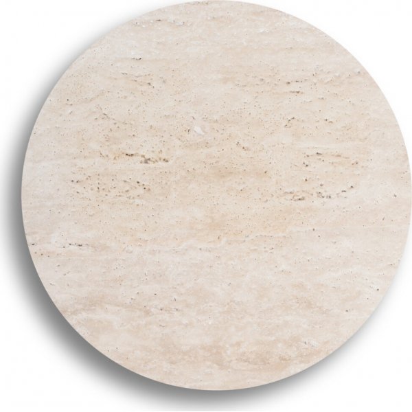 Plateau de table en travertin - 50 cm