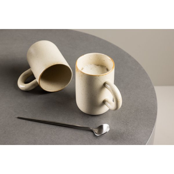Active kaffekopp 7 cm - Beige/Svart