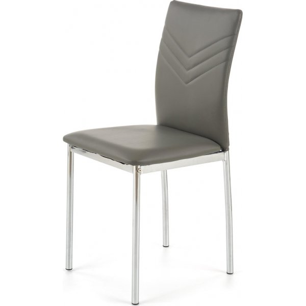 Chaise Penny - Gris/chrome