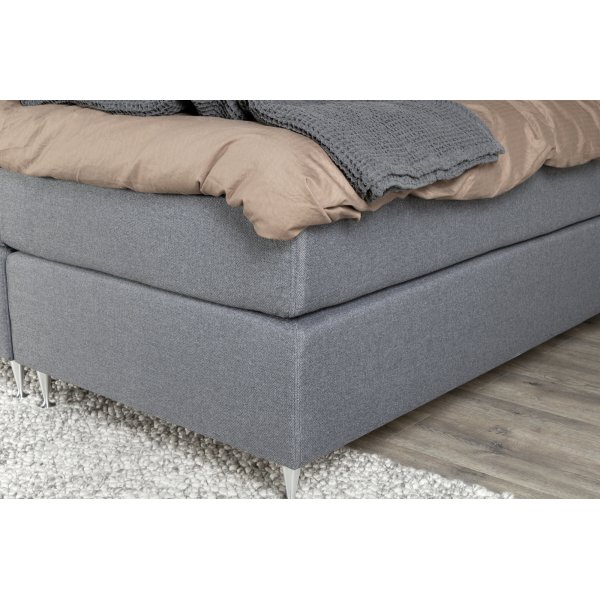 lvdalen bed 180 x 200 cm Vast - Donkergrijs