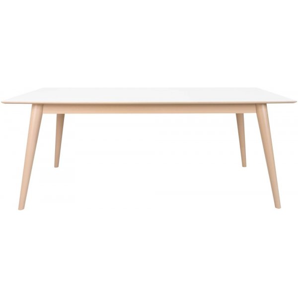 Copenhagen Matbord - Vit/natur - 195/285x90 Copenhagen Matbord - Vit/natur - 195/285x90