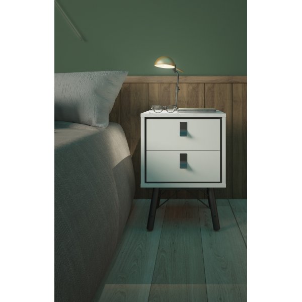 Ry sängbord - Vit Ry sängbord - Vit