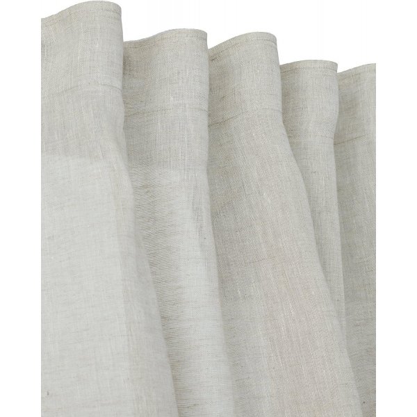 Rideau Sophie Lot de 2 2 x 145 x 280 cm - Lin/blanc Rideau Sophie Lot de 2 2 x 145 x 280 cm - Lin/blanc