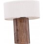 Brans bordslampa - Valnt/Vit