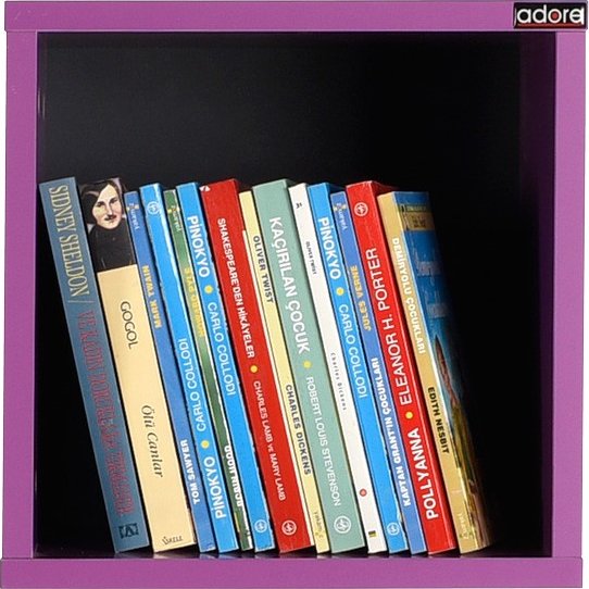 Rafa vägghylla 33 - Lila Rafa vägghylla 33 - Lila