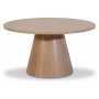 Cone runt soffbord 85 cm - Whitewash