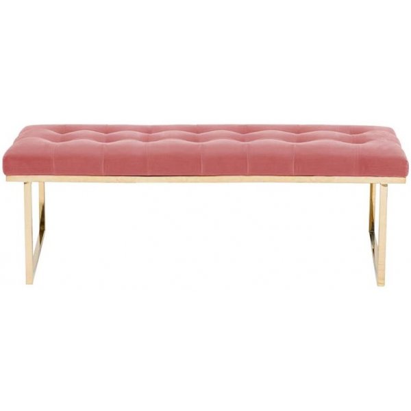 New York knappad bnk 130 cm - korallrosa/Mssing