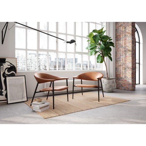 Chaise longue Rover - PU marron clair Chaise longue Rover - PU marron clair