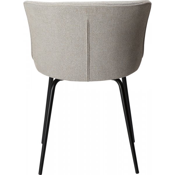 Chaise de salle à manger Eden - Cachemire bouclé/noir Chaise de salle à manger Eden - Cachemire bouclé/noir