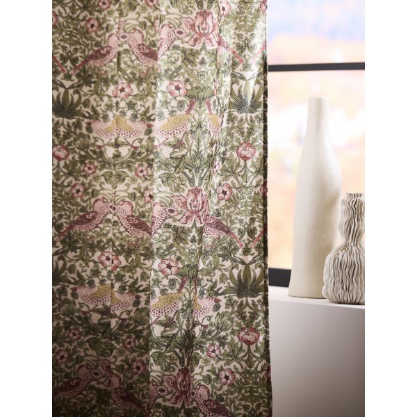 Rideau Vilja lot de 2 2 x 130 x 250 cm - Vert mousse