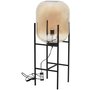 Elements golvlampa - Svart/klarglas