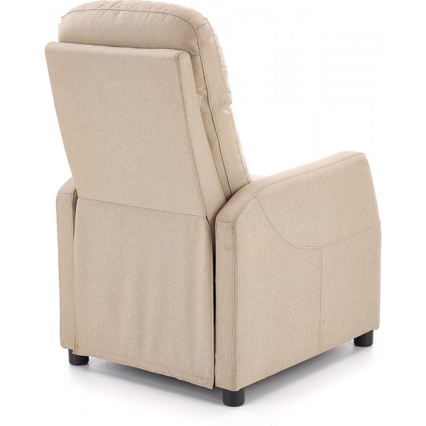 Fauteuil inclinable Gunvor en tissu beige Fauteuil inclinable Gunvor en tissu beige