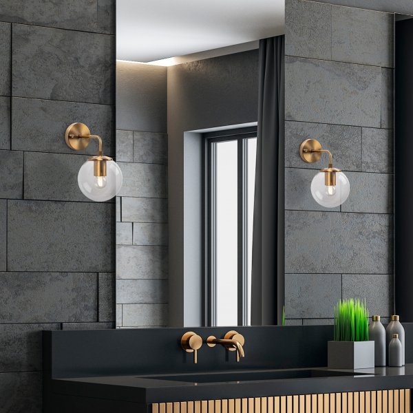 Draad wandlamp 10890 - Vintage