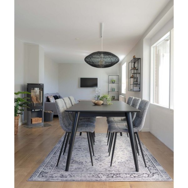 Middelfart Matstol - Grå/svart Middelfart Matstol - Grå/svart