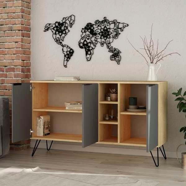 Buffet Clara - Chne/anthracite