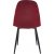 Chaise Carisma - Velours bordeaux