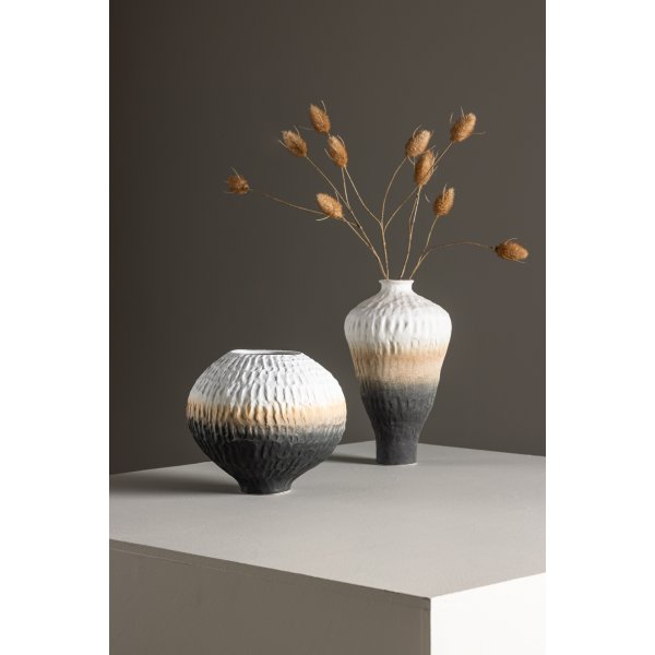 Vase Pane 24 x 21 cm - Beige/Gris/Blanc Vase Pane 24 x 21 cm - Beige/Gris/Blanc