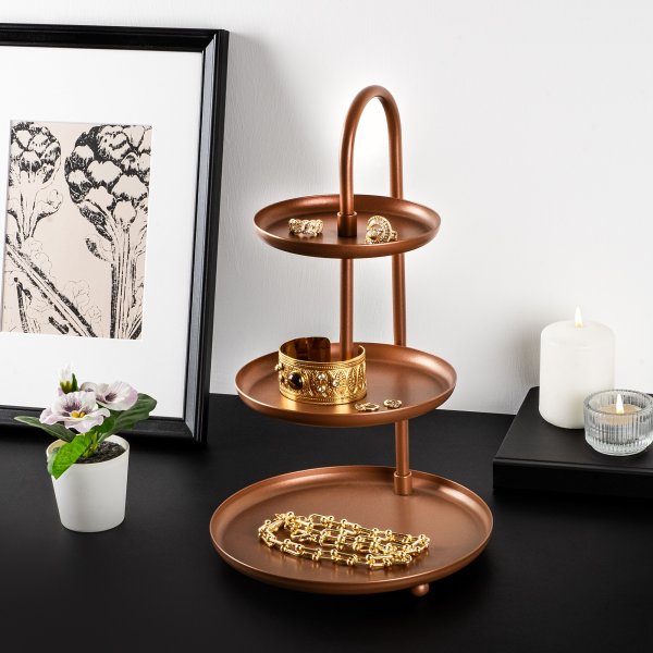 Plat décoratif Kalki - Cuivre Plat décoratif Kalki - Cuivre