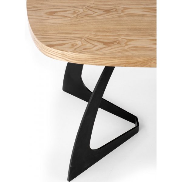 Table à manger Blackhaven 90x160-200 cm - Chêne/noir Table à manger Blackhaven 90x160-200 cm - Chêne/noir