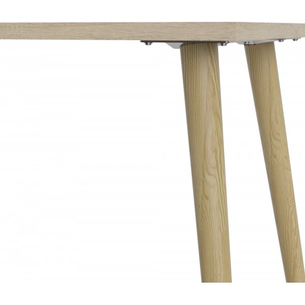 Oslo skrivbord 145 x 81 cm - Svart/ek