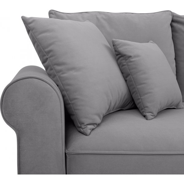 Canapé convertible 3 places Zoya - Gris Canapé convertible 3 places Zoya - Gris