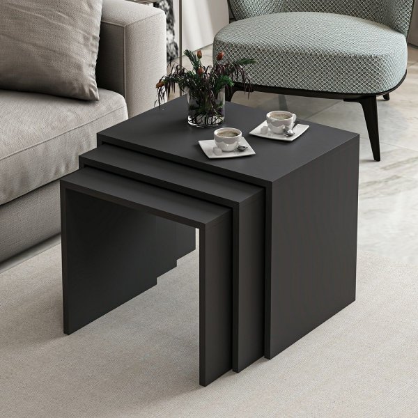 Nebes satsbord 45/50/55 x 36/38/40 cm - Antracit Nebes satsbord 45/50/55 x 36/38/40 cm - Antracit