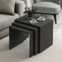 Nebes satsbord 45/50/55 x 36/38/40 cm - Antracit