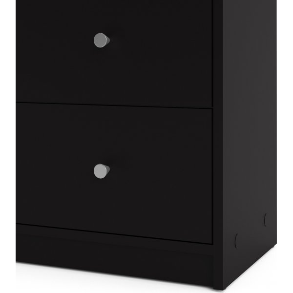 May zwarte ladekast met 6 lades May zwarte ladekast met 6 lades
