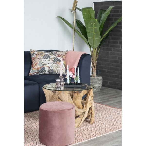 Cort Pläd - Rosa/vit Cort Pläd - Rosa/vit