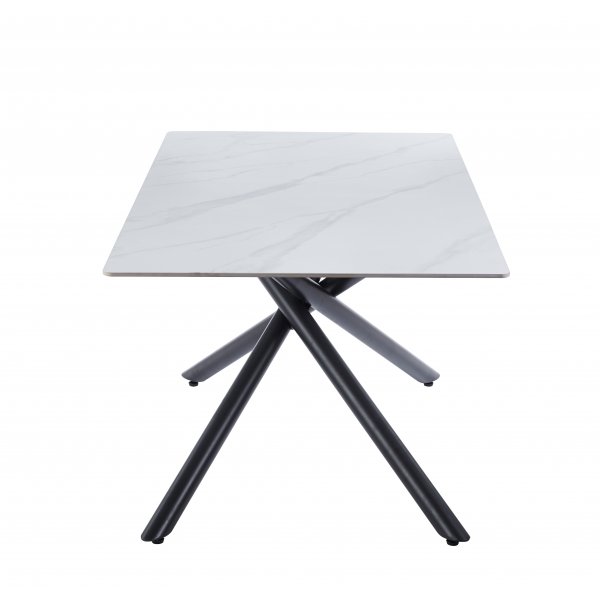 Jupiter matbord i sintrad sten - 180x90 cm - Vit marmor Jupiter matbord i sintrad sten - 180x90 cm - Vit marmor