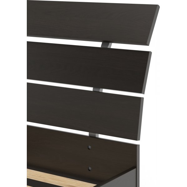 Naia bed 154 x 203 cm - Koffie