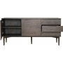 Buffet Karmöy - Placage chêne huilé marron Buffet Karmöy - Placage chêne huilé marron