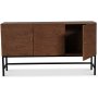 Carl sideboard i brunbetsad ek med 3 drrar