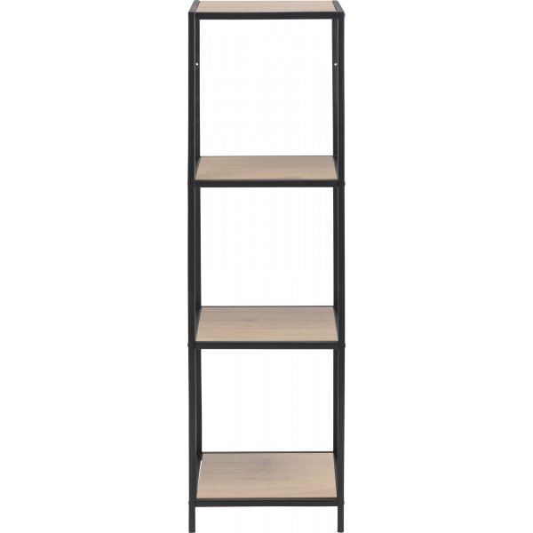 Bibliothèque Seaford 35x119 cm - Chêne/noir Bibliothèque Seaford 35x119 cm - Chêne/noir