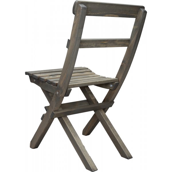 Table de groupe d'extrieur Wilma 65 x 65 cm avec 2 chaises Knohult - Gris