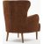 Fauteuil Karina - Marron/cuivre