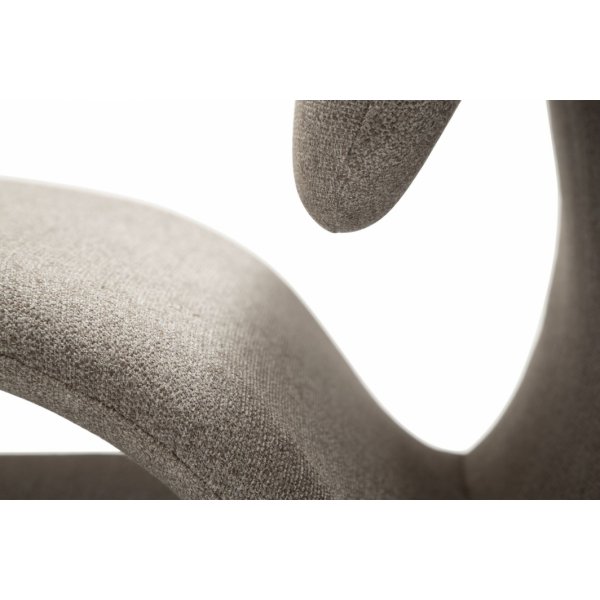 Fauteuil Dubna - Boucle marron Fauteuil Dubna - Boucle marron