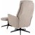 Fauteuil inclinable London avec repose-pieds - Beige