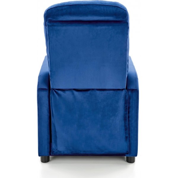 Gunvor reclinerfåtölj i blå sammet Gunvor reclinerfåtölj i blå sammet