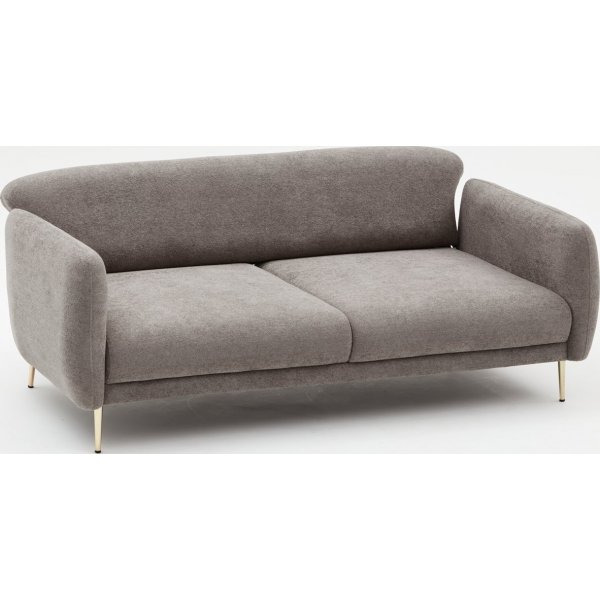 Canapé 3 places Simena - Gris/or Canapé 3 places Simena - Gris/or