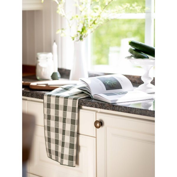 Torchon de cuisine Mary 50 x 70 cm - Vert mousse Torchon de cuisine Mary 50 x 70 cm - Vert mousse