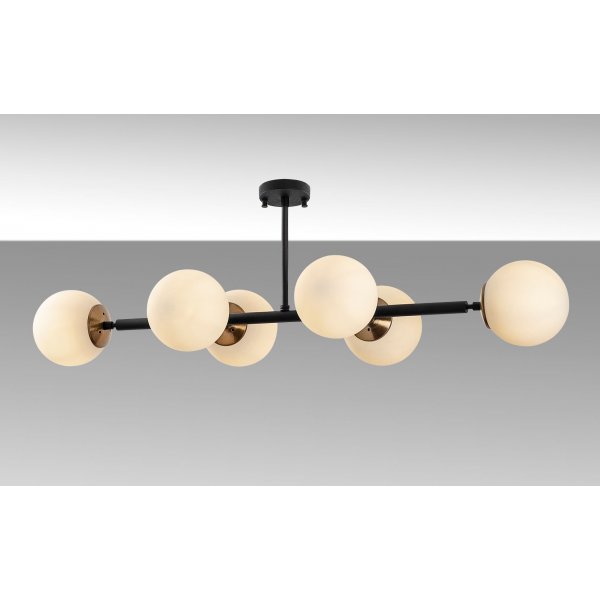 Plafonnier à facettes 10486 - Noir/blanc Plafonnier à facettes 10486 - Noir/blanc