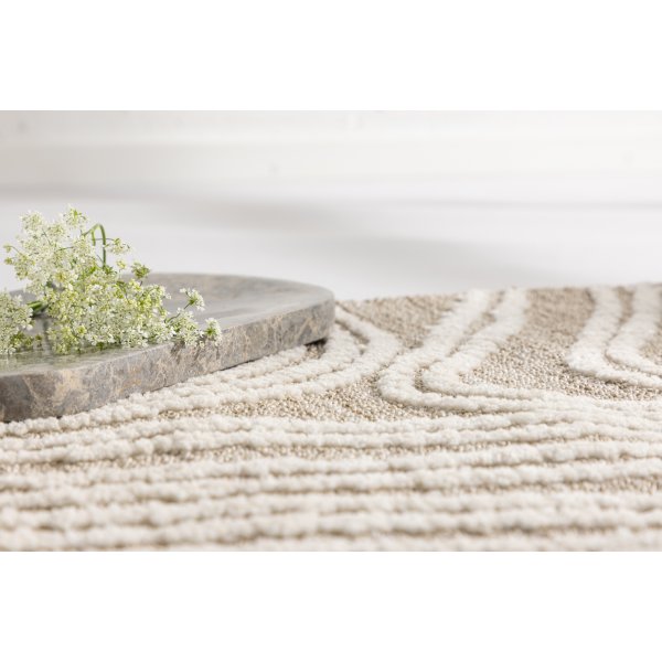 Vera matta 50 x 80 cm - Beige/vit Vera matta 50 x 80 cm - Beige/vit